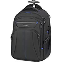 Los mejores  - KROSER Mochila para Ordenador Portátil con Ruedas 17 Pulgadas-Resistente al Agua-con Bolsillos RFID para Viajes-Negocios…